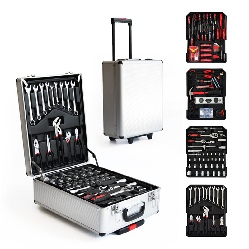 Wrench Set - 186 Pieces Aluminum Case Trolley Mechanic