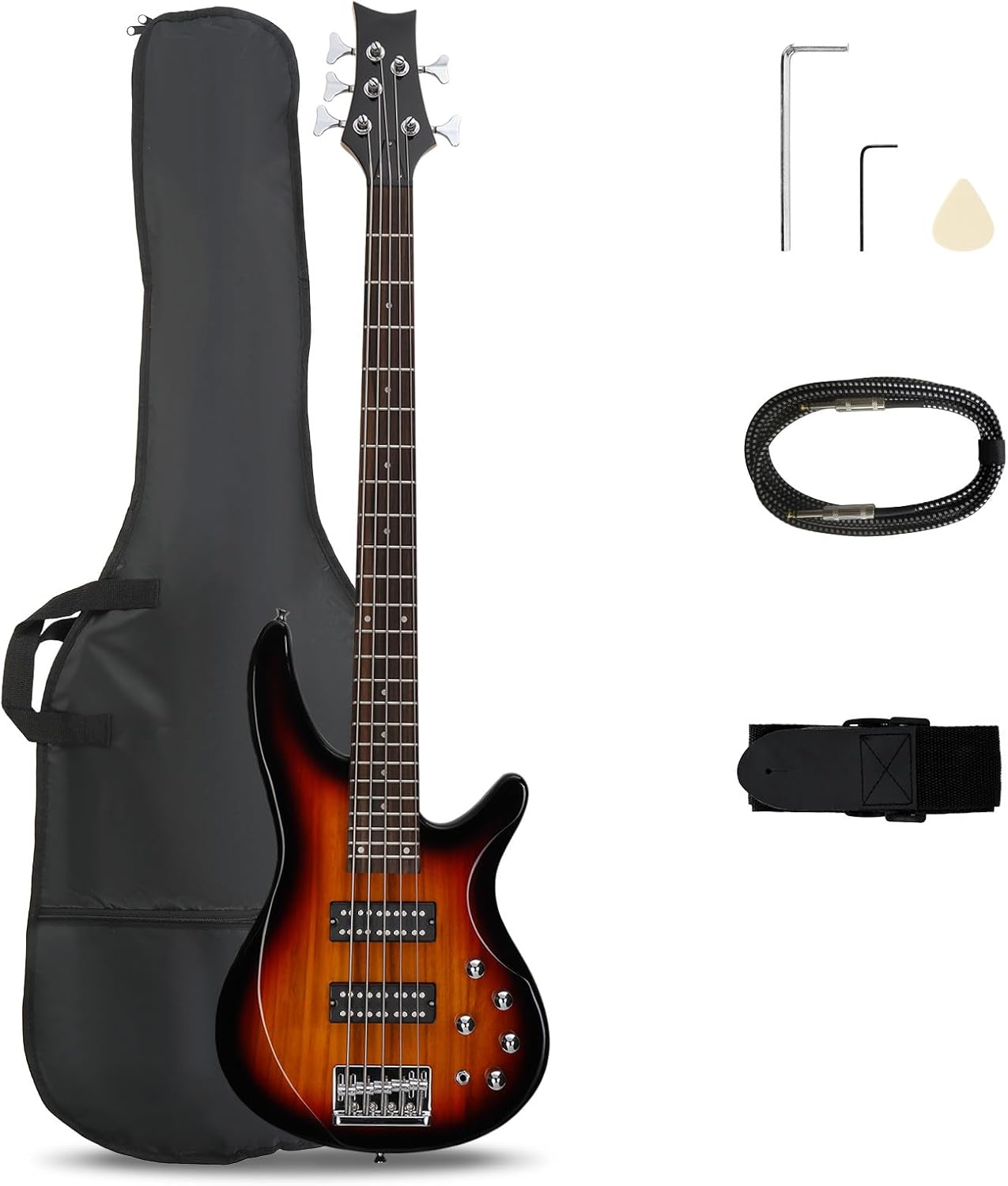 Wrench Set - 5-String Electric Bass Guitar, Full Size