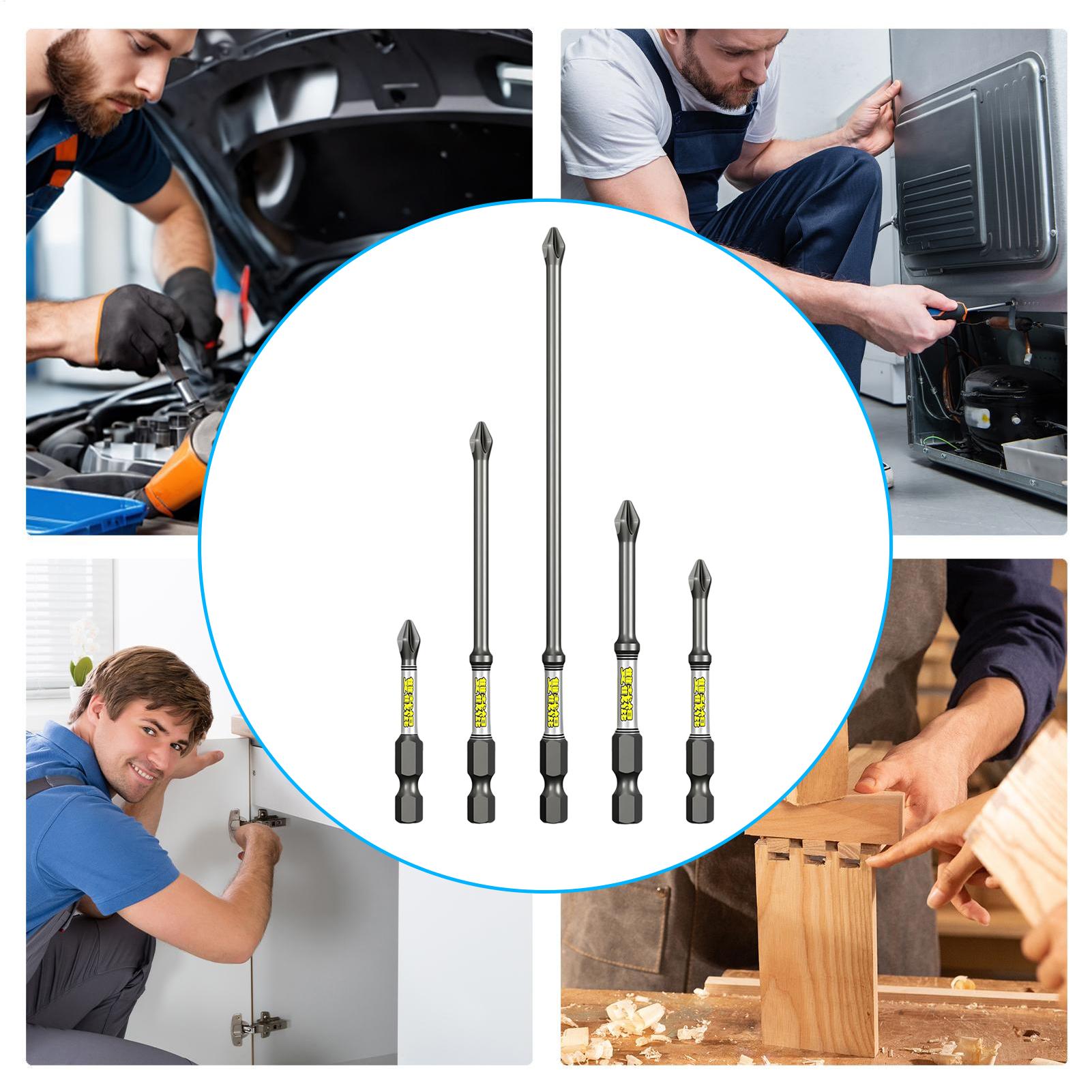 Drill Screwdriver Bit Set 5-Pi - Screwdriver Set recension och pris
