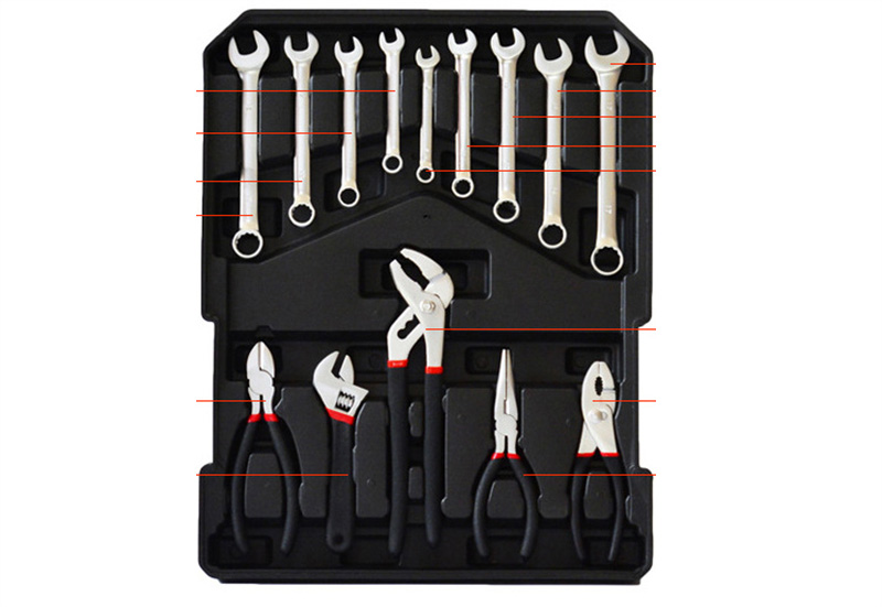 186 Pieces Aluminum Case Troll - Wrench Set recension och pris