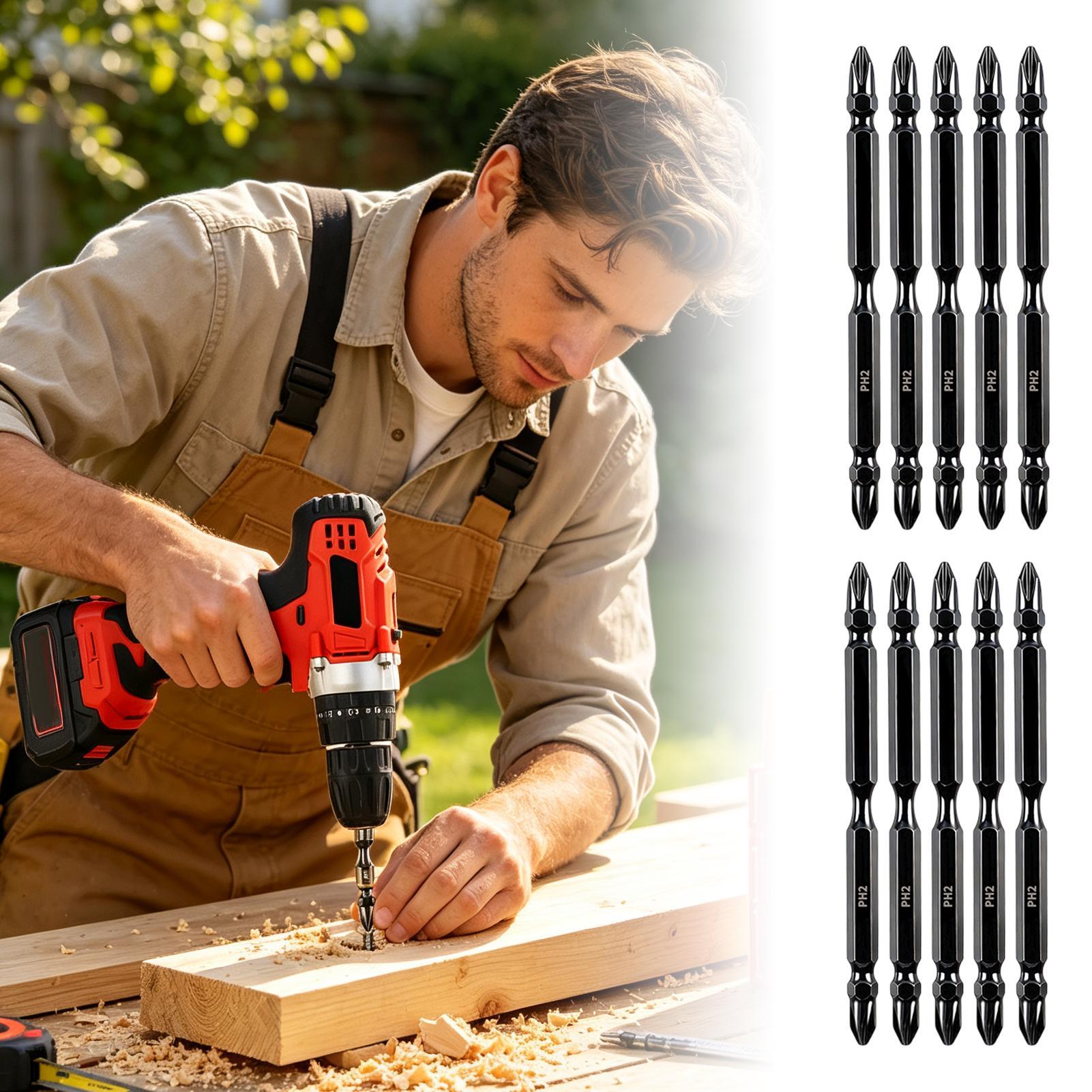 Magnetic Drill Bits Double-End - Screwdriver Set recension och pris