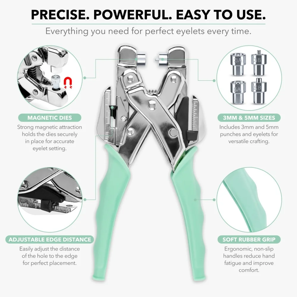 Grommet Tool Kit Handheld Hole - Pliers recension och pris