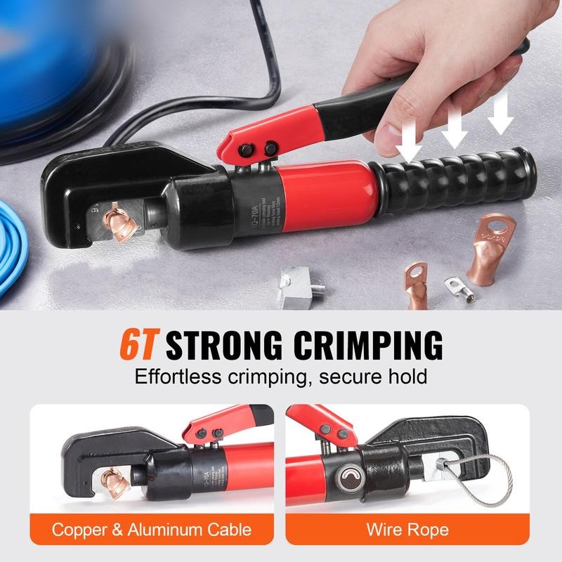 Hydraulic Crimping Tool with 9 - Tool Set recension och pris