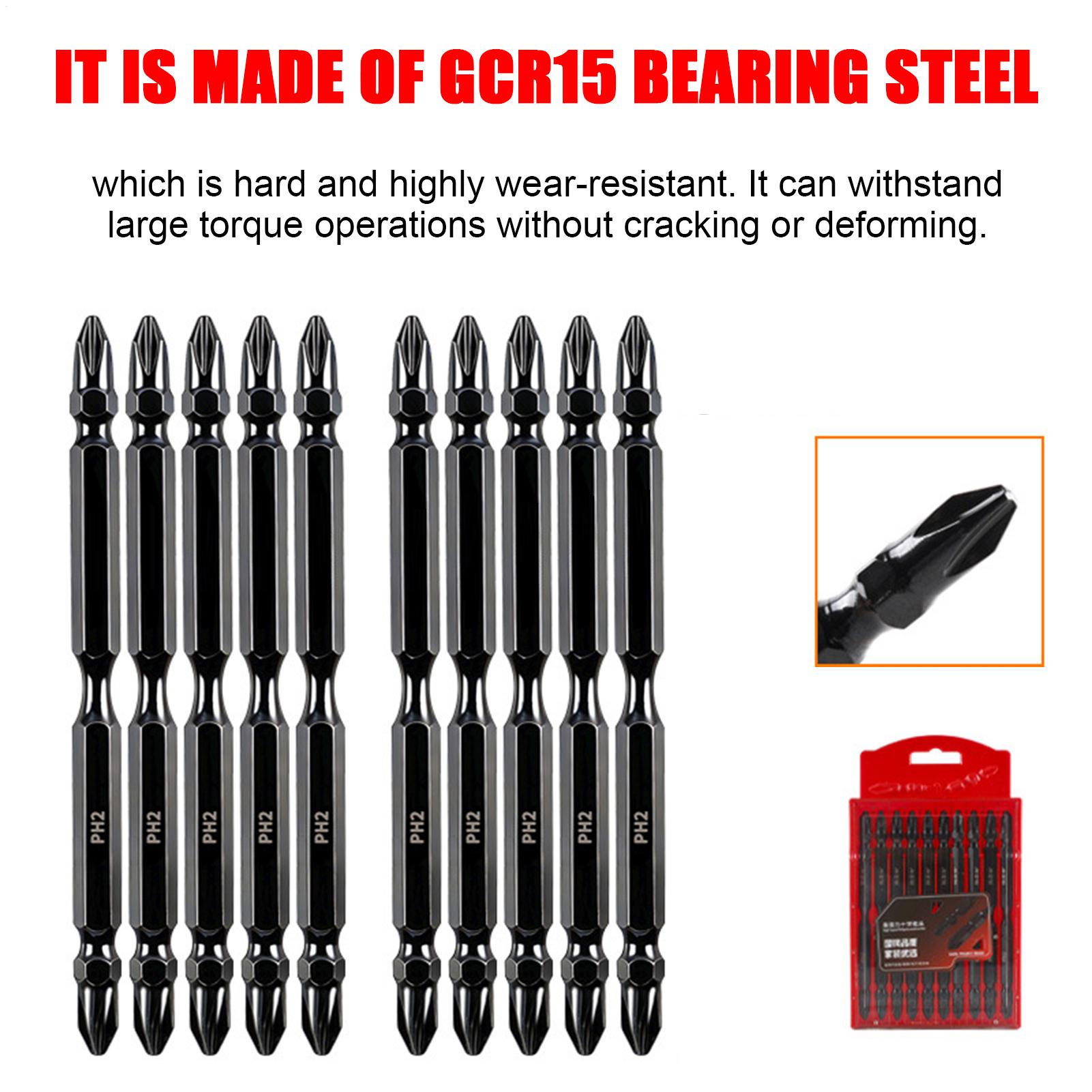 Magnetic Bits For Drill Double - Screwdriver Set recension och pris