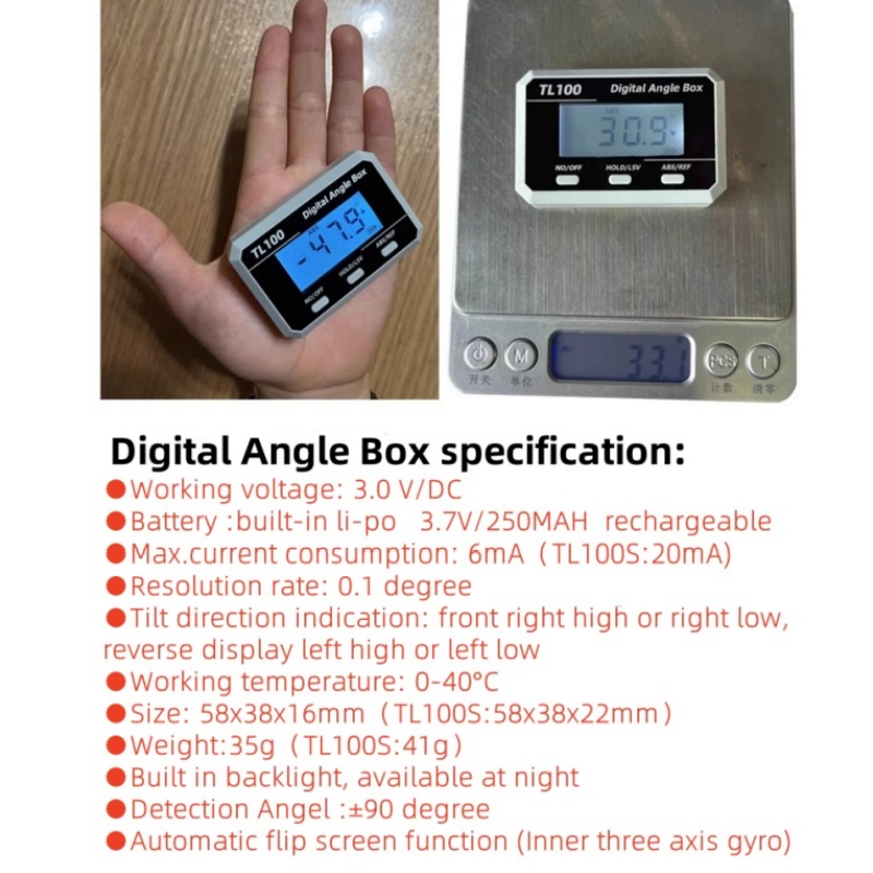 Horizontal Angle Meter Protrac - Spirit Level recension och pris