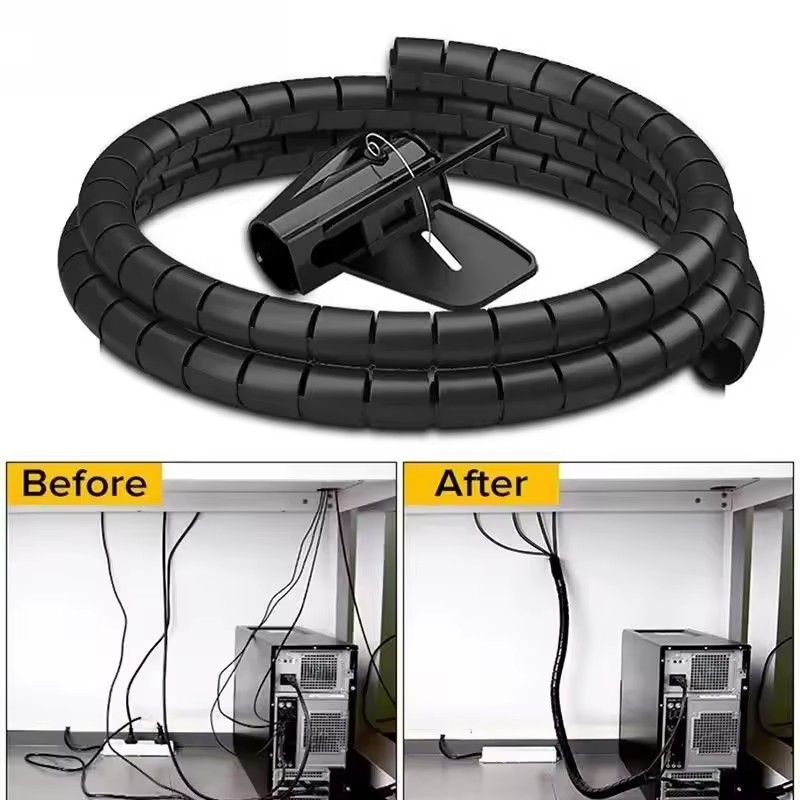 2M Flexible Spiral Cable Wire  - Tools Youtube recension och pris