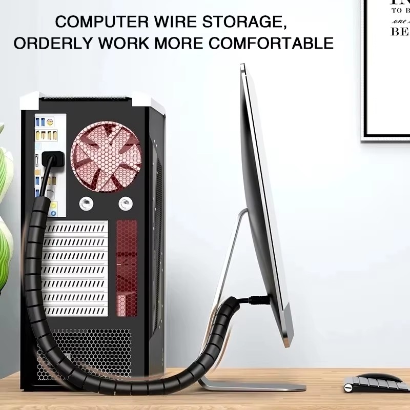 2M Flexible Spiral Cable Wire  - Tools Youtube recension och pris