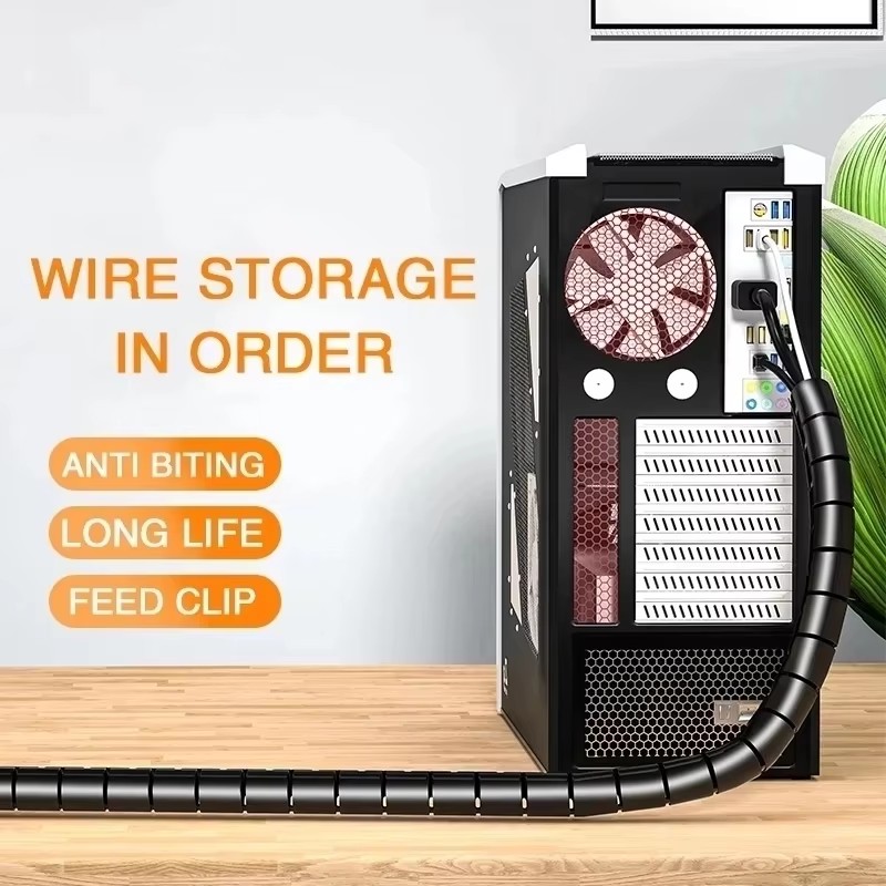 2M Flexible Spiral Cable Wire  - Tools Youtube recension och pris