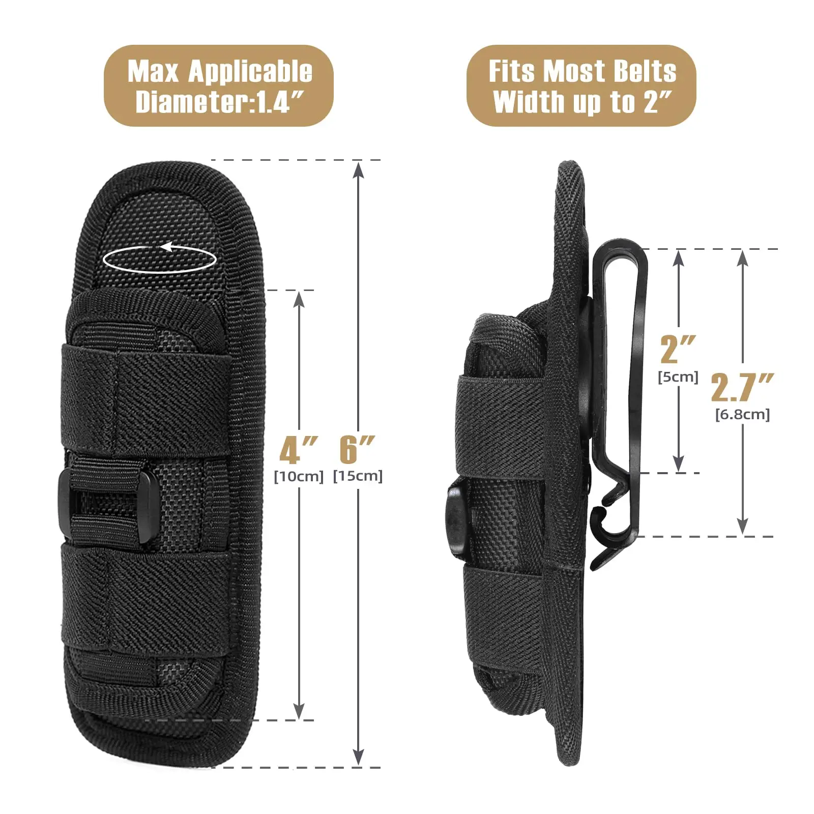 Tactical Flashlight Cover Nylo - Tool Bag recension och pris