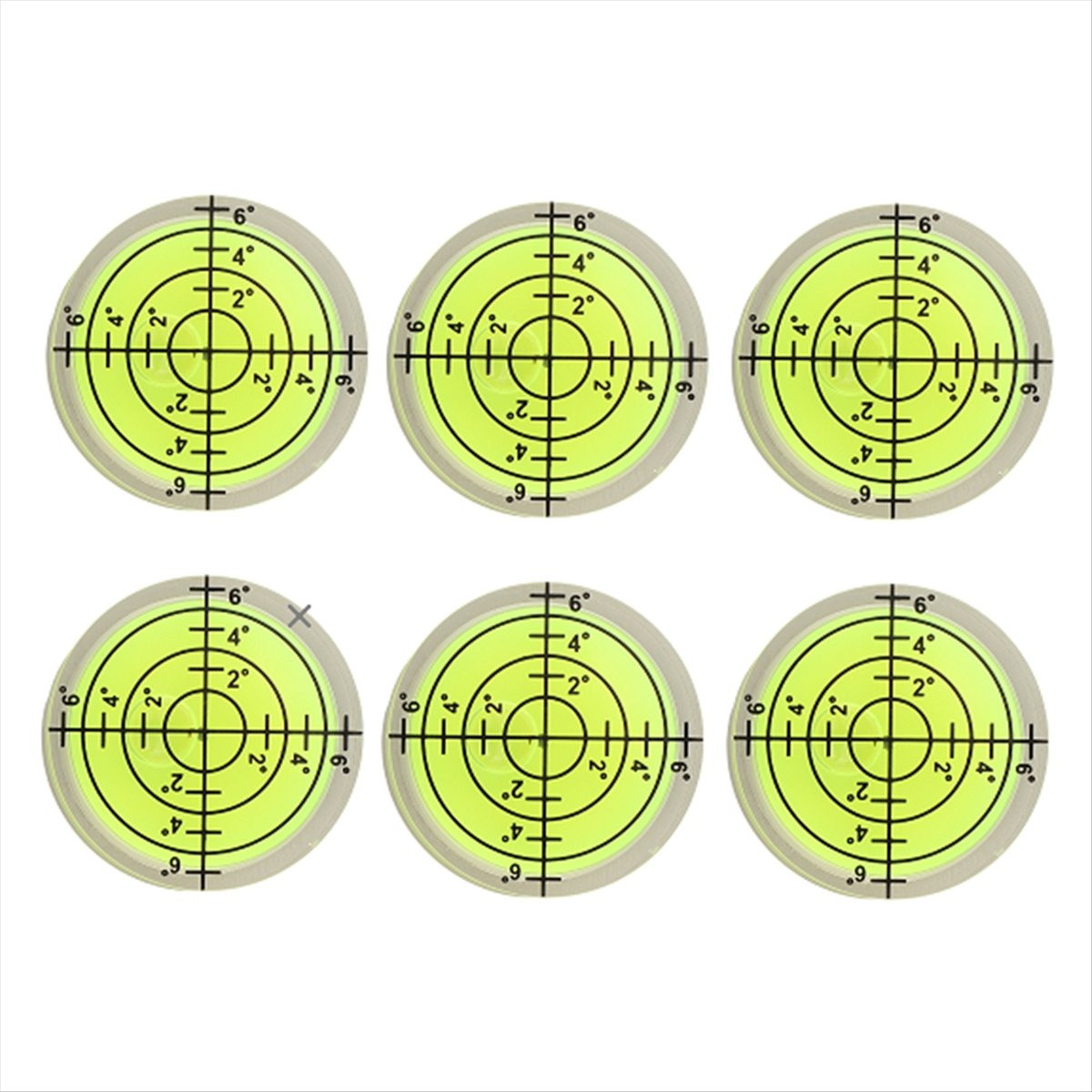 ABXY 6Pcs Circular Bubble Spir - Spirit Level recension och pris