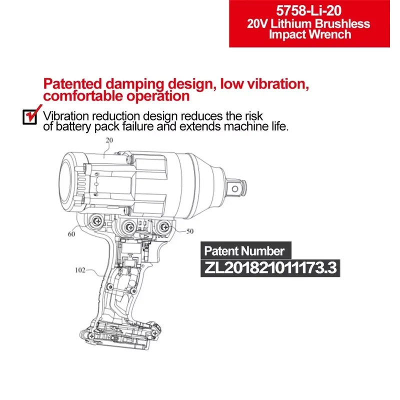 Devon 20V large torque three t - Wrench Set recension och pris
