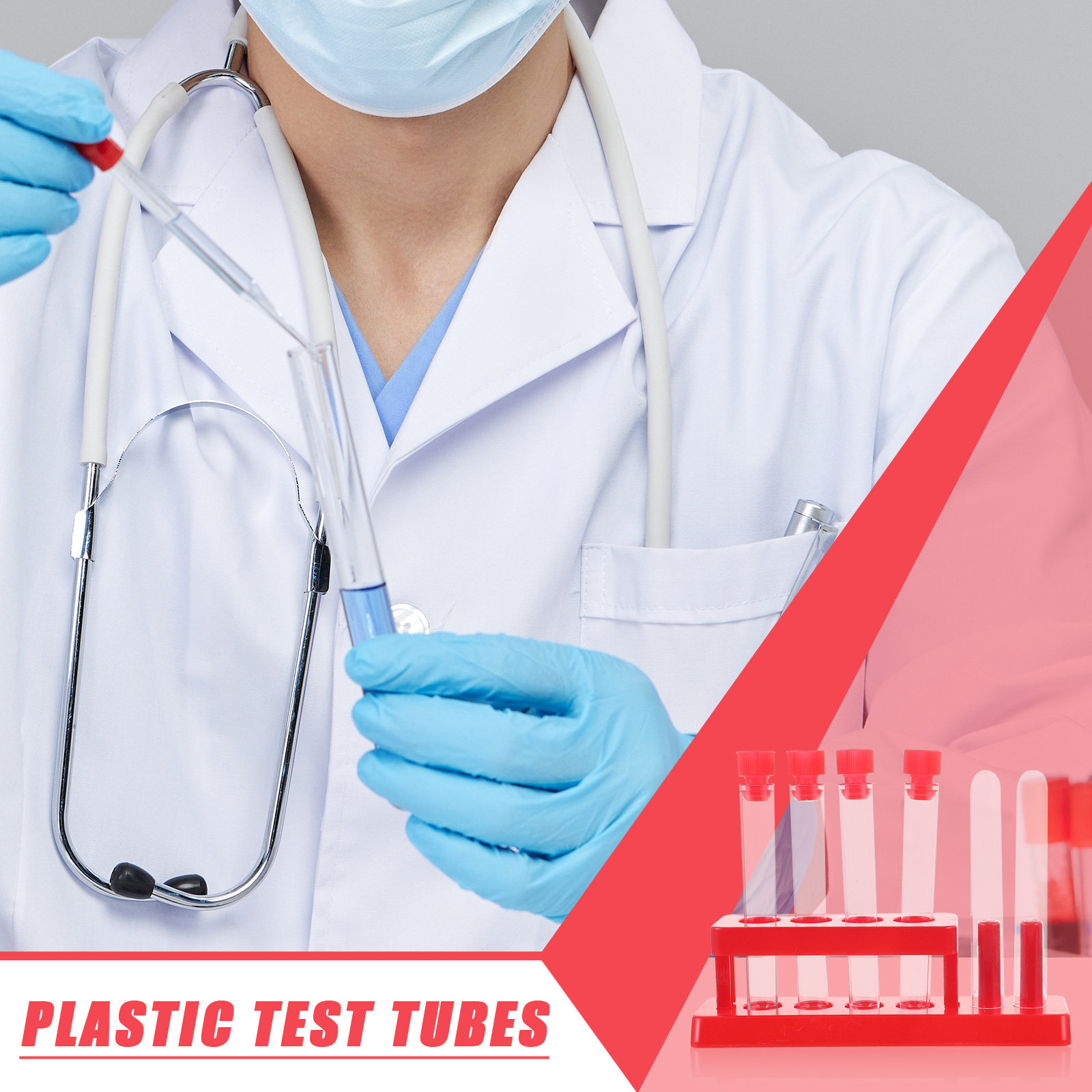 1Set Test Tube Rack Kit Plasti - Tools Youtube recension och pris