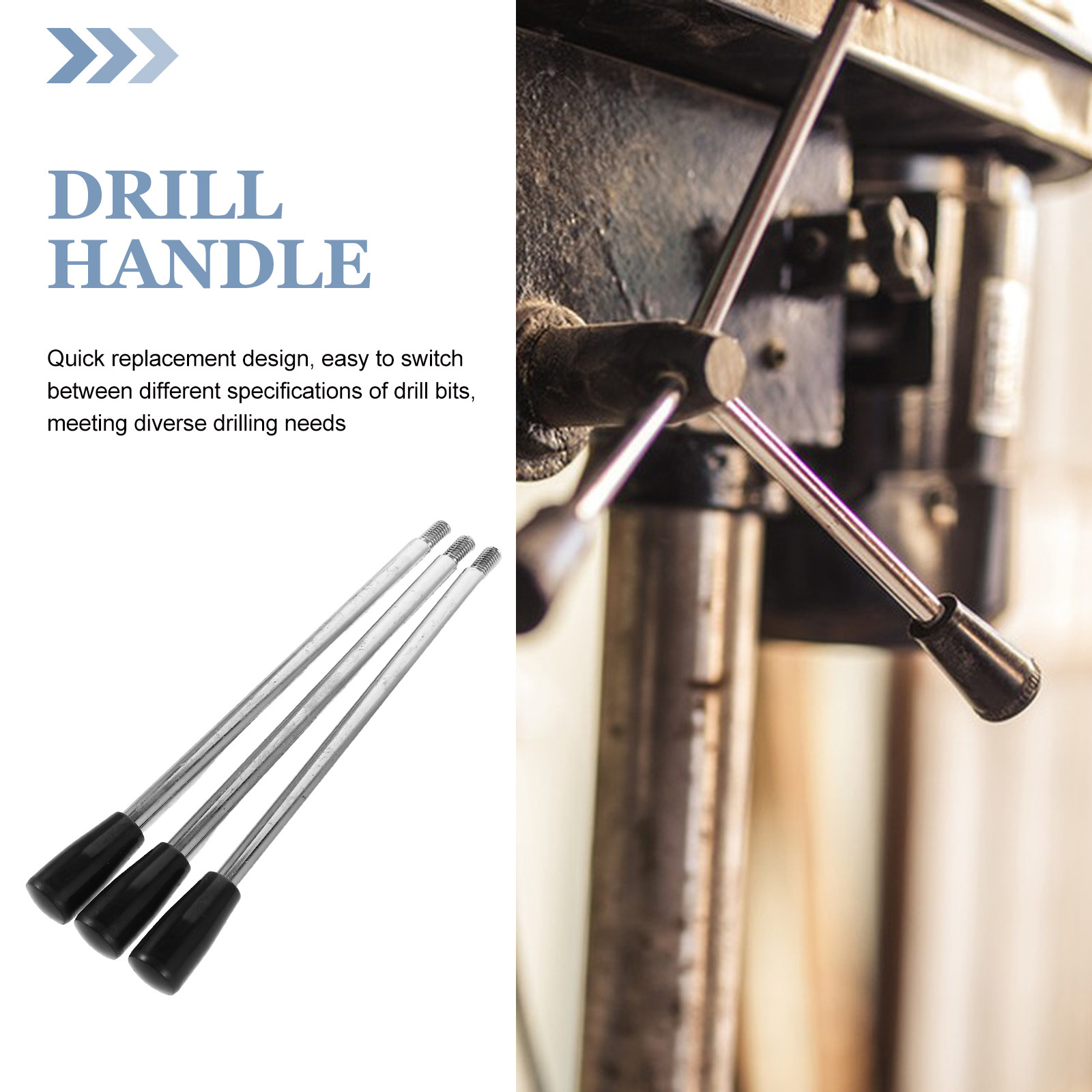 2Pcs Bench Drill Handle M8 Rev - Drill Press recension och pris