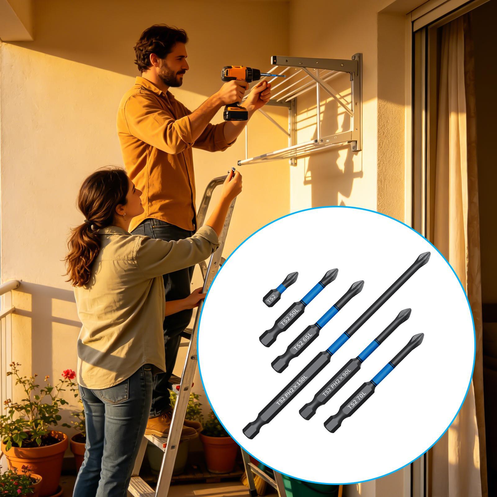 Drill Screwdriver Bit Set 6-Pi - Tool Set recension och pris