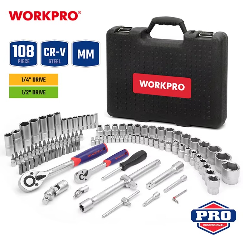 108pcs Professional Mechanics  - Socket Wrench recension och pris