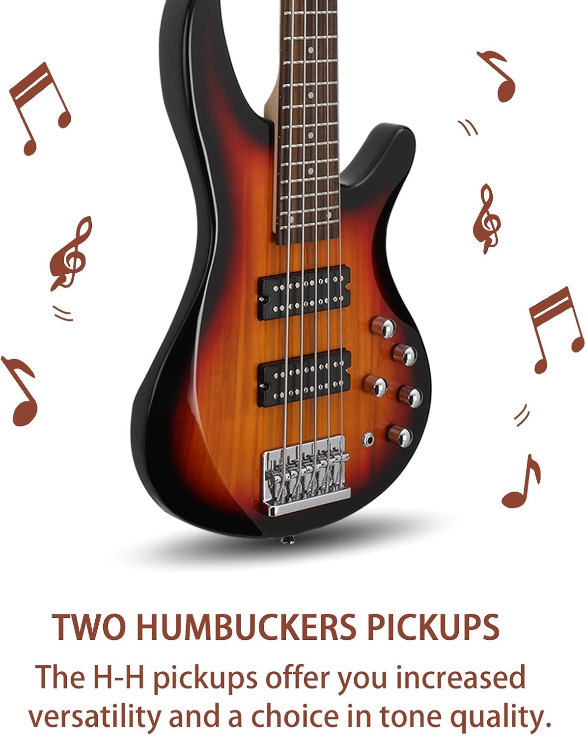 5-String Electric Bass Guitar, - Wrench Set recension och pris