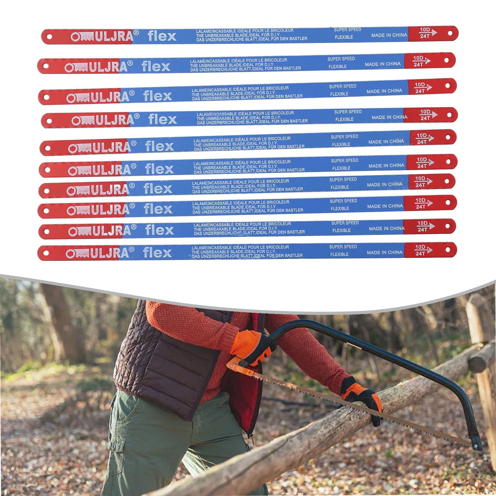 10Pcs/Set 14T/18T/24T Hacksaw  - Hacksaw recension och pris