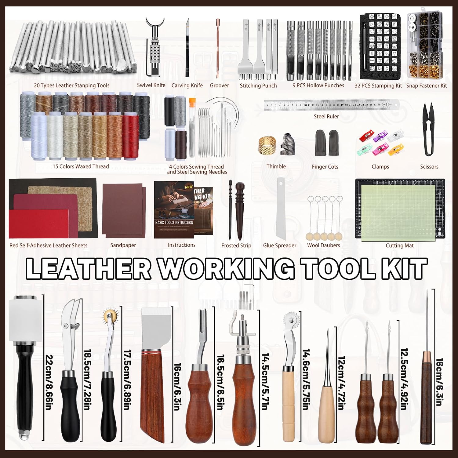 Leather Working Kit, Leather W - Tool Bag recension och pris