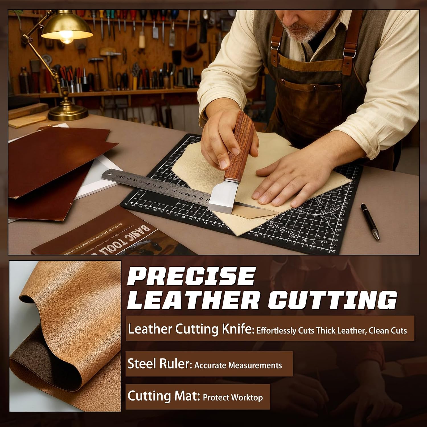 Leather Working Kit, Leather W - Tool Bag recension och pris