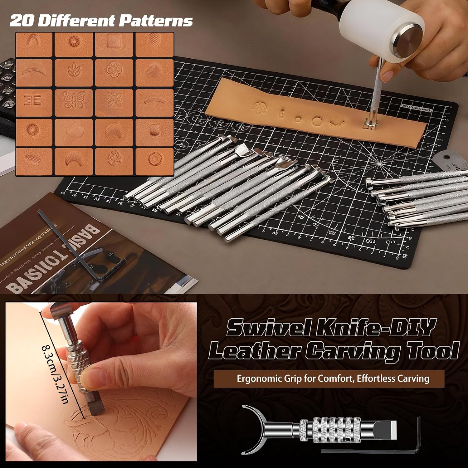 Leather Working Kit, Leather W - Tool Bag recension och pris