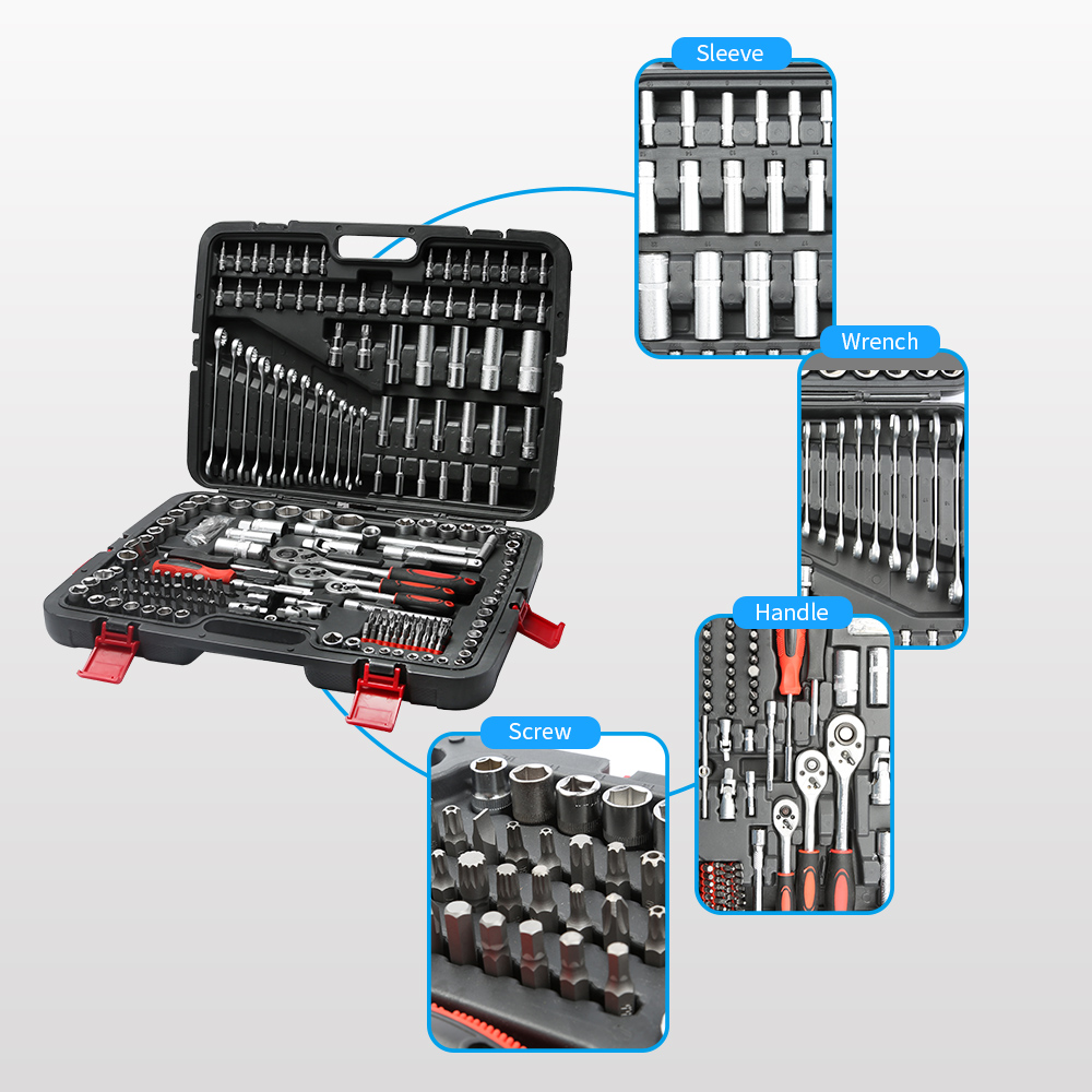 215 PCS Mechanic Tool Set Sock - Tool Set recension och pris