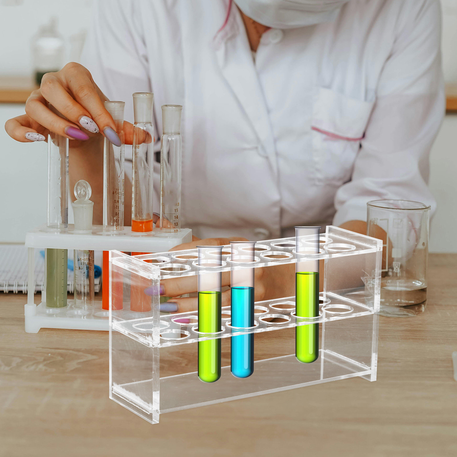 Test Tube Organizer 6 Slots Co - Tools Youtube recension och pris
