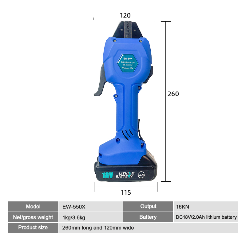 EW-50X Rechargeable Crimping T - Pliers recension och pris