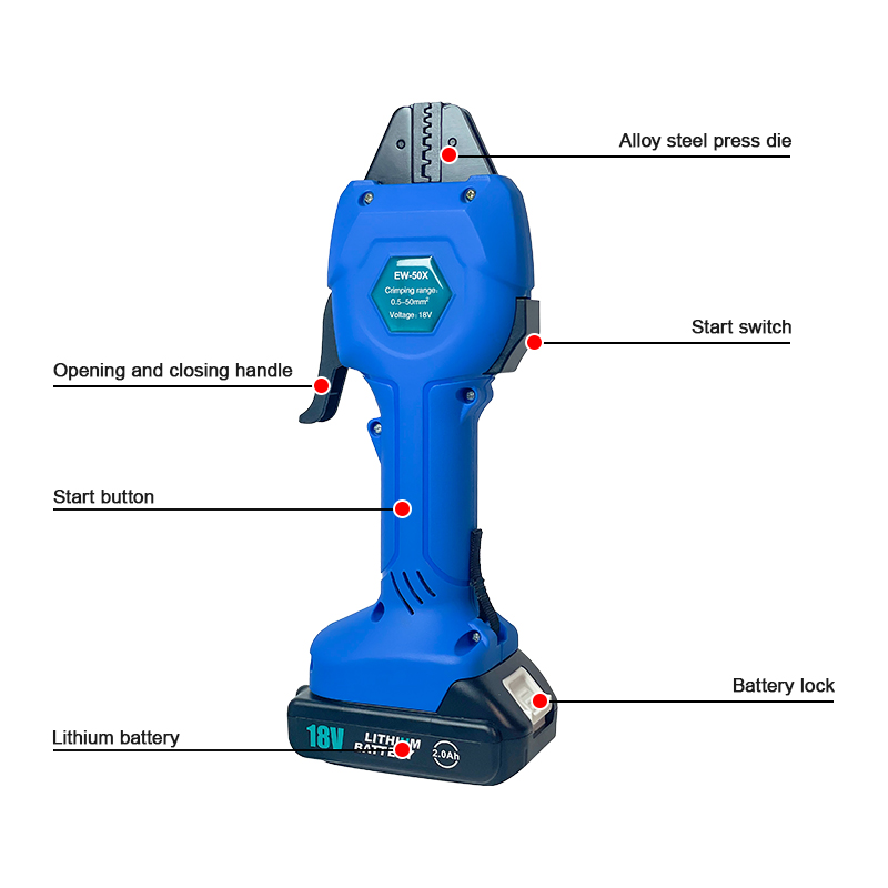 EW-50X Rechargeable Crimping T - Pliers recension och pris