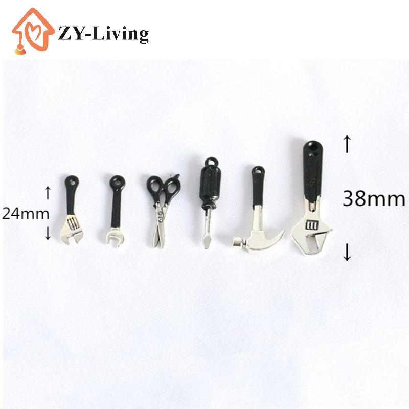 6Pcs/Set Dollhouse Mini Repair - Wrench Set recension och pris