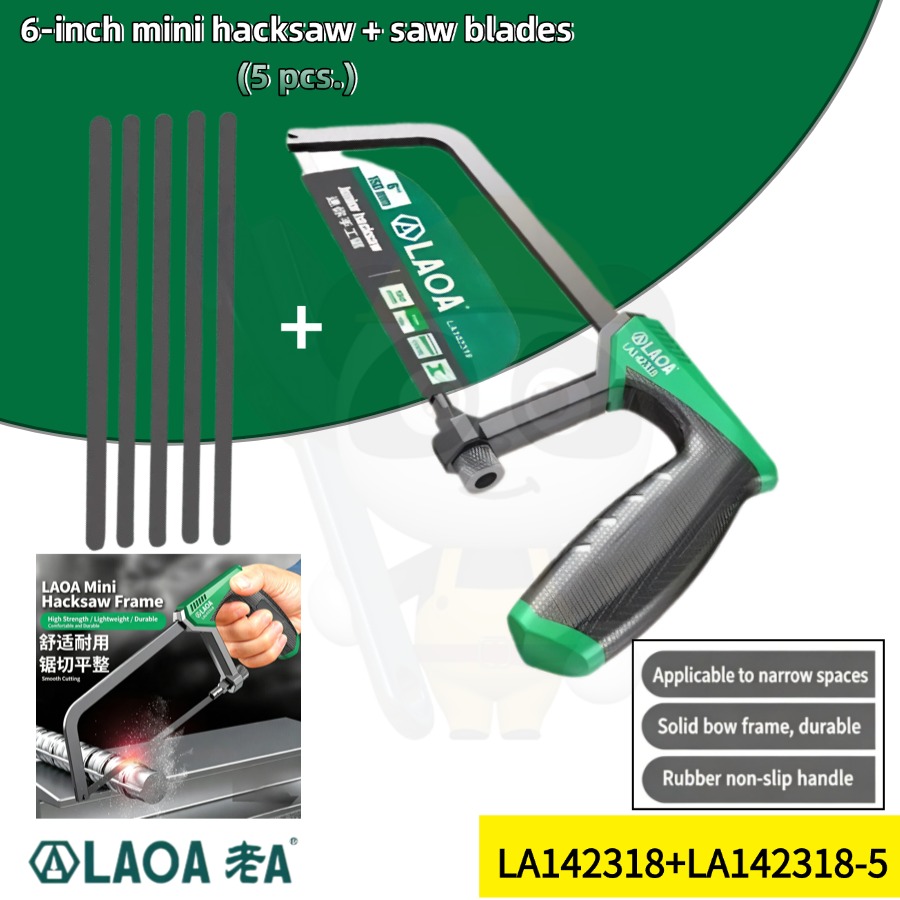 LAOA 6Inch Mini Hand Hacksaw W - Hacksaw recension och pris